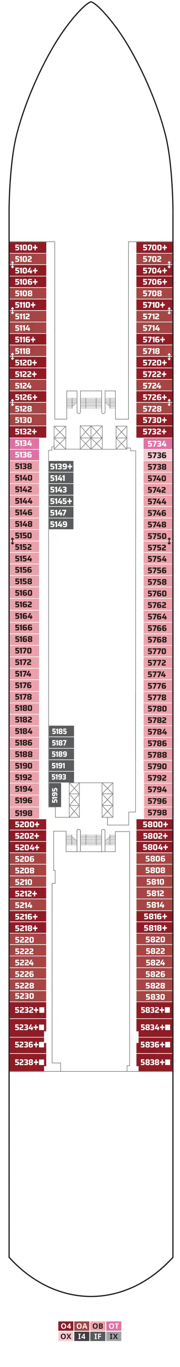Deck 5 Deck Plan