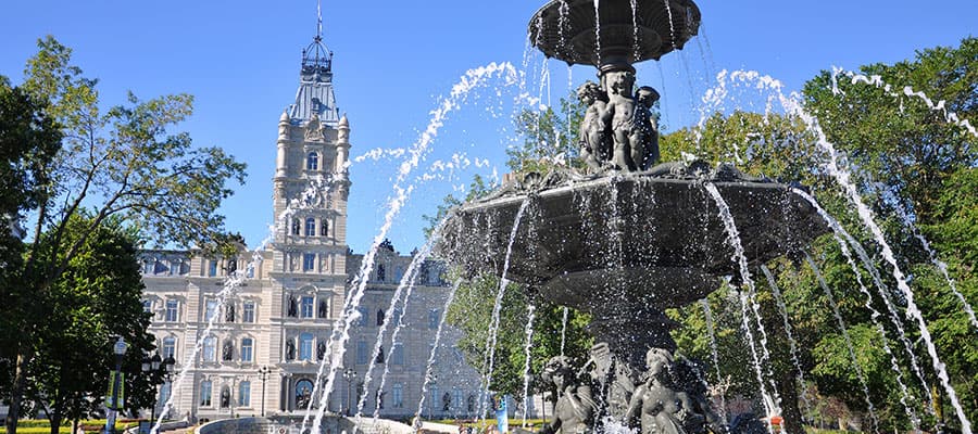Quebec Parliament on Canada & New England Cruise