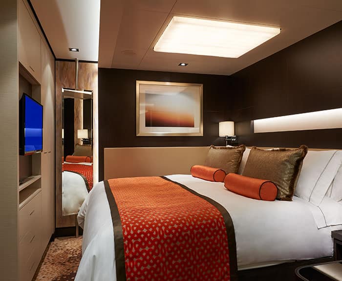 The Haven's 2-Bedroom Family Villa with Balcony Bedroom on Norwegian Escape
