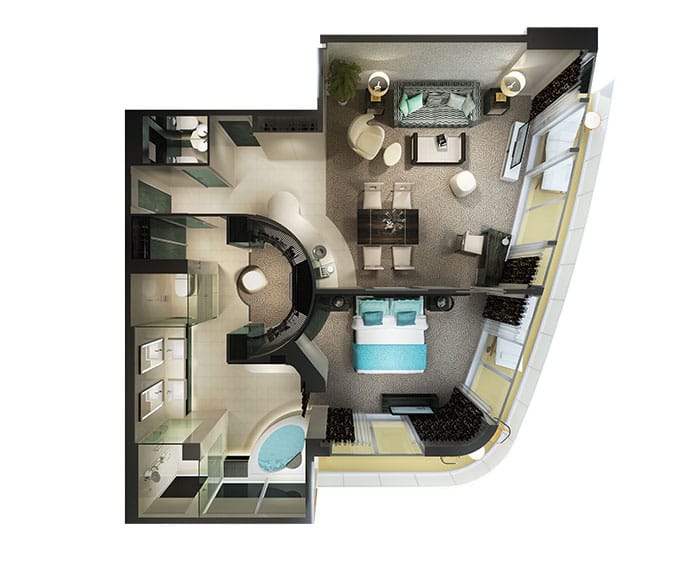 Floor Plan on Norwegian Getaway